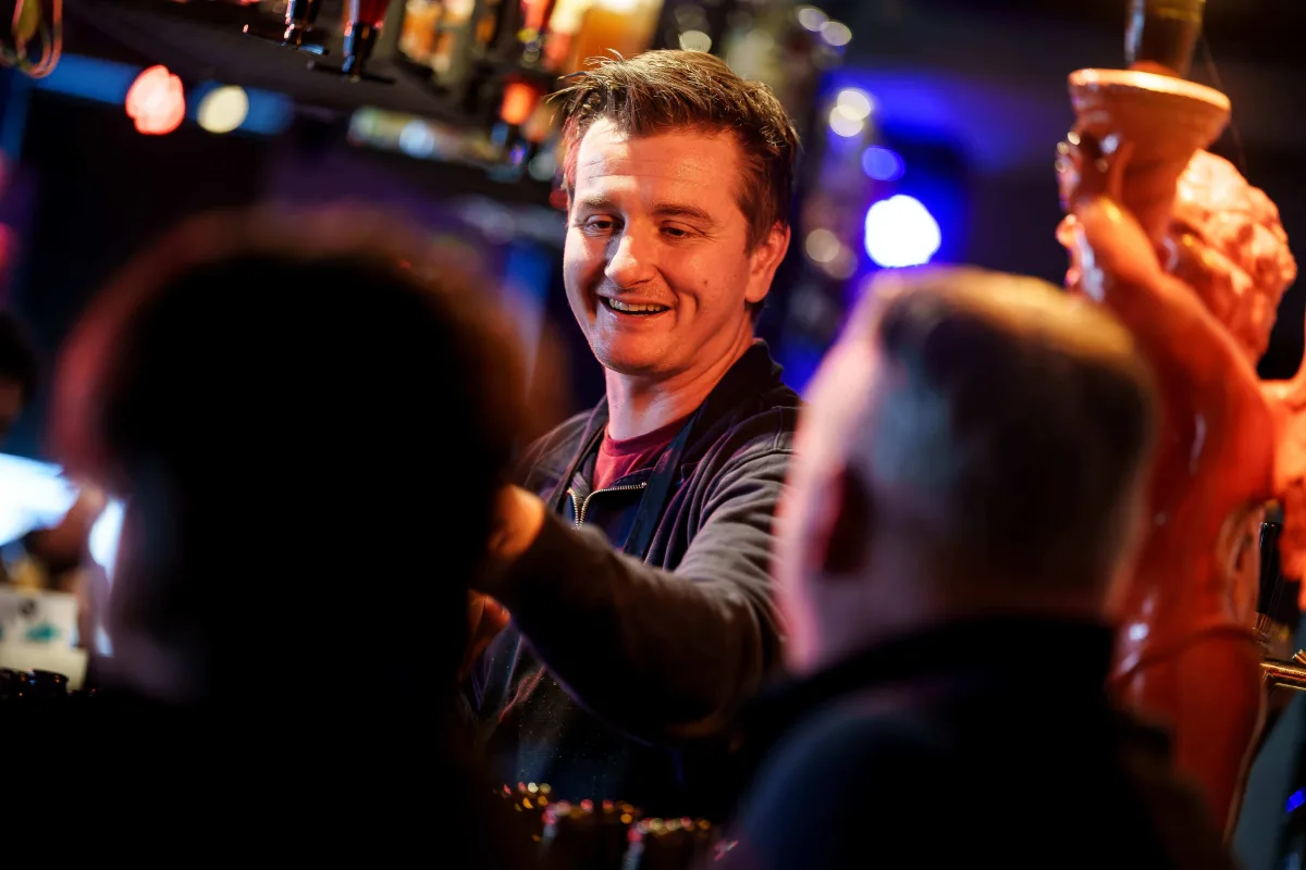 Sfeer aan de bar